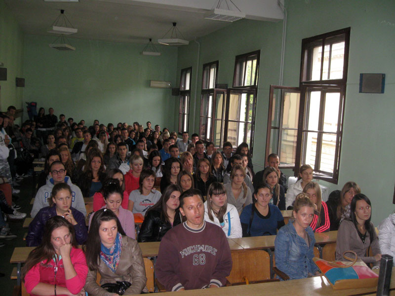 Prijem studenata Prve godine, 20.09.2012.