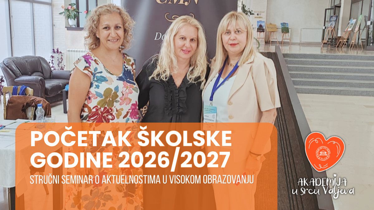 Profesori Odseka Valjevo na stručnom seminaru o aktuelnostima u visokom obrazovanju